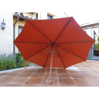 Formosa Covers 9ft Umbrella Replacement Canopy 8 Ribs in Terra (Canopy Only)   555827175